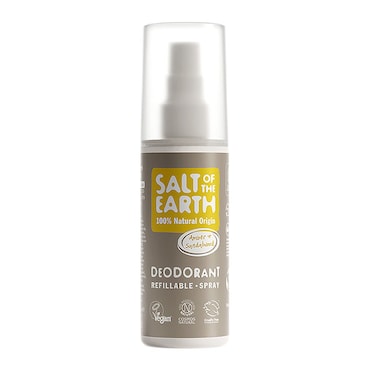 Salt of the Earth - Amber & Sandalwood Natural Deodorant Refillable Spray 100ml image 1