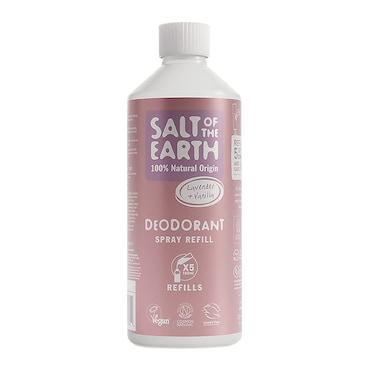 Salt of the Earth - Lavender & Vanilla Natural Deodorant Spray Refill 500ml image 1
