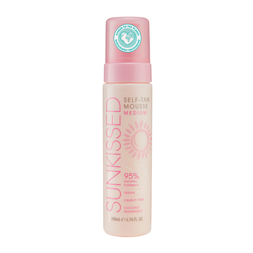 Review of Sunkissed Medium Self Tan Mousse 200ml