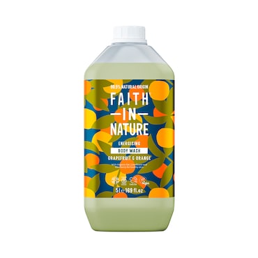 Faith in Nature - Grapefruit & Orange Body Wash 5L image 1