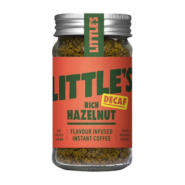 Little's Coffee Rich Hazelnut Flavour Infused Instant Coffee Decaf 50g