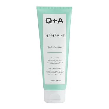 Q+A Peppermint Daily Face Wash - 125 ml image 1