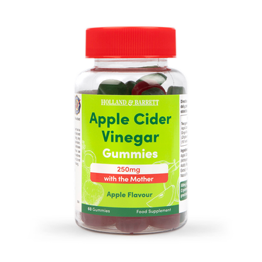Holland & Barrett Apple Cider Vinegar 250mg with the Mother Apple Flavour 60 Gummies