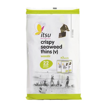 Itsu Wasabi Crispy Seaweed Thins Multipack (5gx3) image 1