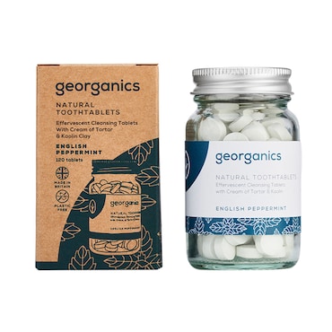 Georganics Toothpaste Tablets - English Peppermint 120 tablets image 1