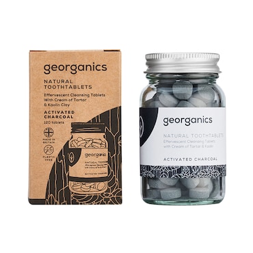 Georganics Toothpaste Tablets - Activated Charcoal 120 tablets image 1