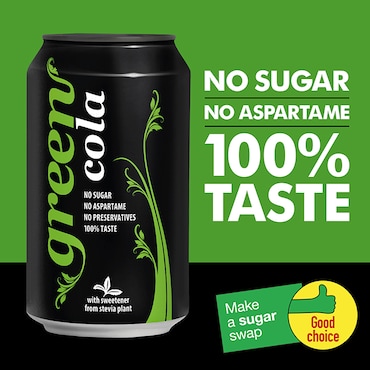 Green Sugar Free Cola 330ml image 2