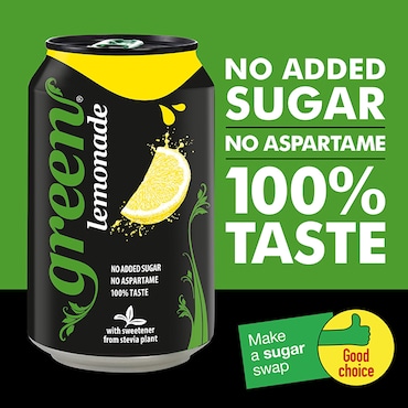 Green Sugar Free Lemonade 330ml image 2