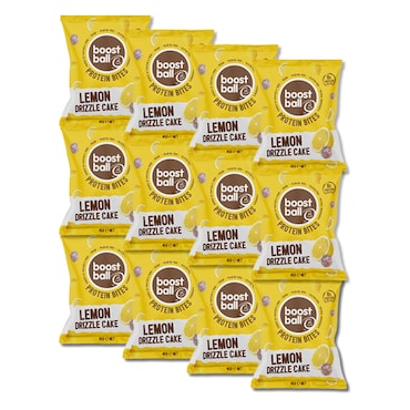 Boostball Protein Bites Lemon Drizzle Cake 12 x 45g image 1