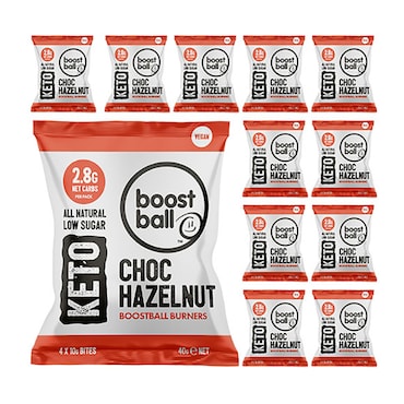 Boostball Keto Choc Hazelnut 12 x 40g