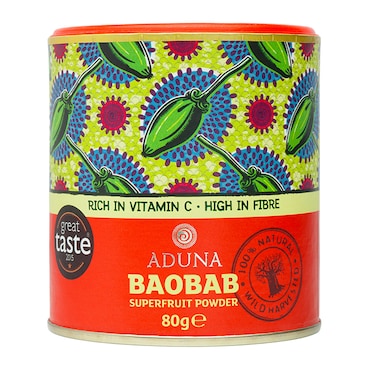 Aduna: Baobab Superfruit Powder 80g image 1