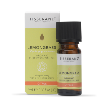 Tisserand Lemongrass Organic Pure Essential Oil 9ml