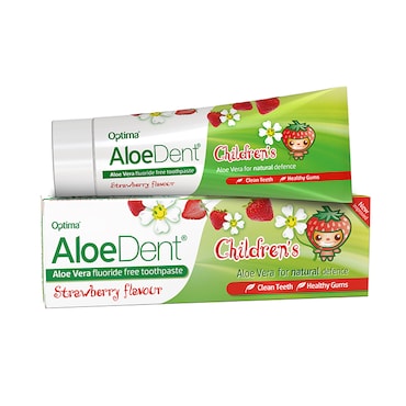 Aloe Dent Children's Kindertandpasta Strawberry (50ml) image 1