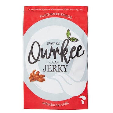 Qwrkee Vegan Jerky - Sriracha Hot Chilli 70g image 1