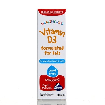 Holland & Barrett Healthy Kids Vitamin D3 Drops 30ml image 2