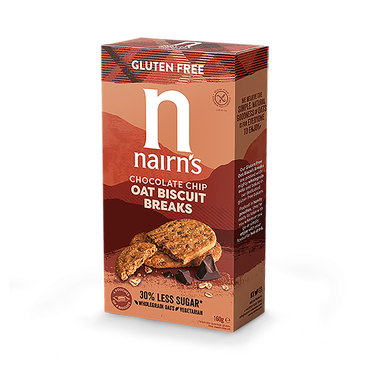 Nairn's Gluten Free Chocolate Chip Oat Biscuit Breaks 160g