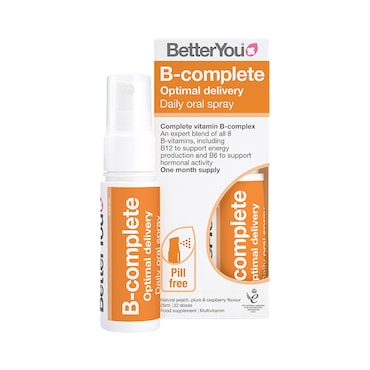 BetterYou B Complete Peach, Plum & Rasberry Flavour Daily Oral Spray 25ml image 1