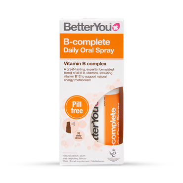 BetterYou B Complete Peach, Plum & Rasberry Flavour Daily Oral Spray 25ml