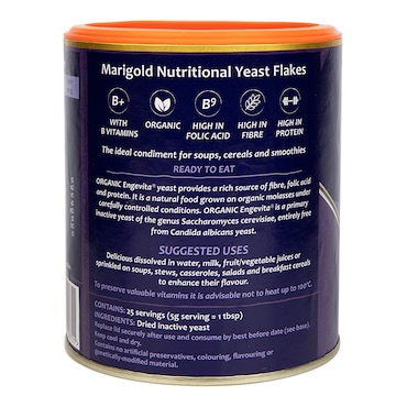 Marigold Engevita Organic Yeast Flakes 125g image 2