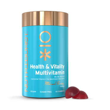Review of Nutriburst Health & Vitality with Vitamin B, C & D 60 Gummies