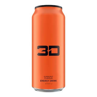 3D Energy Orange Sunburst  473ml