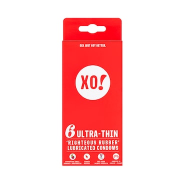 XO! Ultra-Thin Condoms - 6 Pack image 1