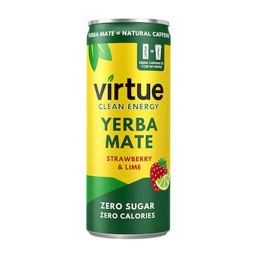 Virtue Yerba Mate Strawberry & Lime 250ml image 1