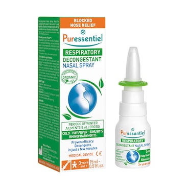 Puressentiel Respiratory Decongestant Nasal Spray 15ml image 1