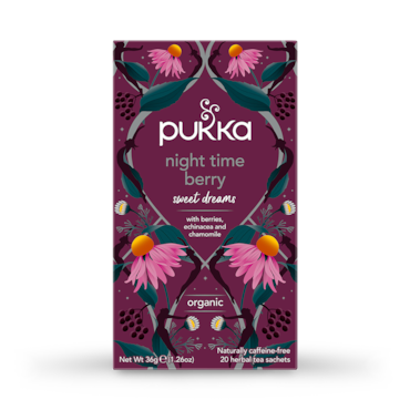 Pukka Organic Night Time Berry 20 Tea Bags image 1