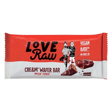 Love Raw 2 Vegan Cre&m Filled Wafer Bars 43g image 1