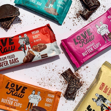 Love Raw 2 Vegan Cre&m Filled Wafer Bars 43g image 4