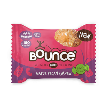 Bounce Cashew Butter Filled Maple & Pecan Plant Protein Ball 35g image 1