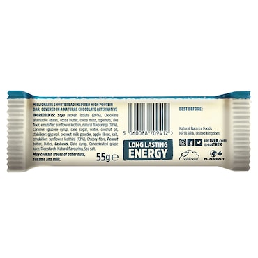 Trek Power Millionaire Shortbread Protein Bar 55g image 2