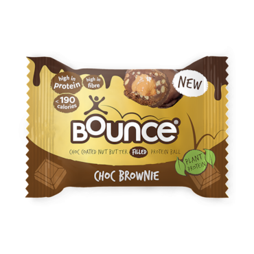 Bounce Dipped Dark Chocolate Brownie Plant Protein Ball 40g image 1