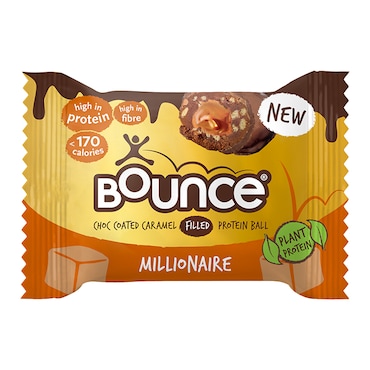 Bounce Dipped Chocolate Caramel Millionaire Plant Protein Ball 40g image 1