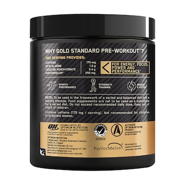 Optimum Nutrition Gold Standard Pre Workout Kiwi 330g image 2