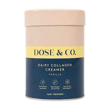 Dose & Co Dairy Collagen Creamer Vanilla 340g image 1