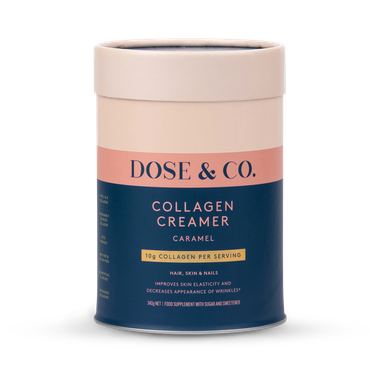 Dose & Co Dairy Collagen Creamer Caramel 340g