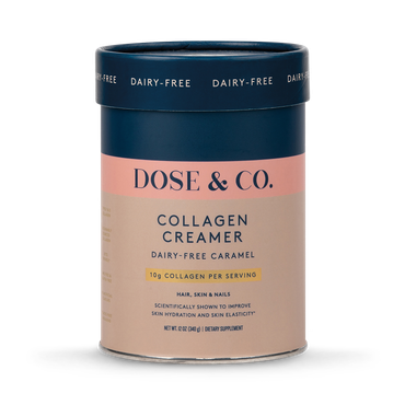 Dose & Co Dairy-Free Collagen Creamer Caramel 340g