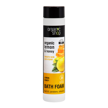 Review of Organic Shop Smooth Skin Lemon Honey Bath Foam 500ml