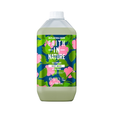Faith in Nature Wild Rose Body Wash 5L image 1