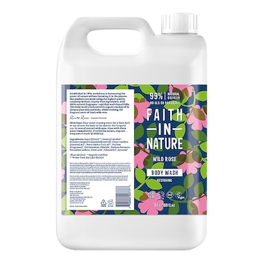 Faith in Nature Wild Rose Body Wash 5L image 1