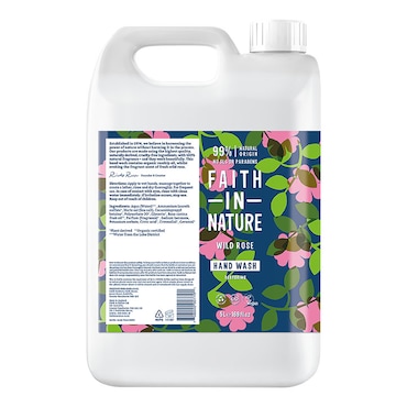 Faith in Nature Wild Rose Hand Wash 5 Litre image 1