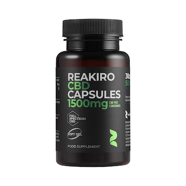 Reakiro CBD Gel 50mg 30 Capsules image 1