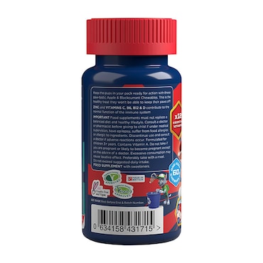 PAW Patrol Nickelodeon Immune Support Apple & Blackcurrant 60 Chewables image 2