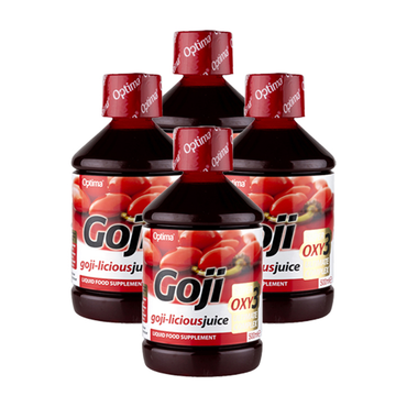 Optima Healthcare Juice Goji Berry 500ml x 4 Bundle