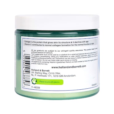 Holland & Barrett Vegan Collagen Tropical Flavoured Powder 150g image 2