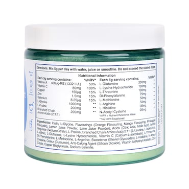 Holland & Barrett Vegan Collagen Tropical Flavoured Powder 150g image 3