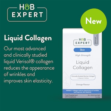 H&B Expert Marine Collagen Orange Liquid 10 Sachets image 3