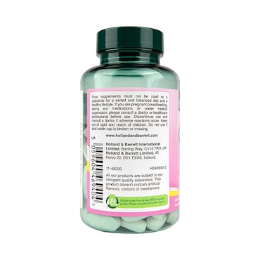 Holland & Barrett Vegan Calcium Magnesium Vitamin D & Zinc 120 Tablets image 3